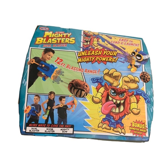 Little Tikes | Mighty Blaster Dual Blaster 12-Foot Blasting Range New In Box - Picture 3 of 8